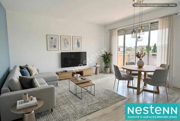 Décines Centre - Appartement T3 de 63m² avec terrasse, garage et cave au coeur de toutes les commodités !