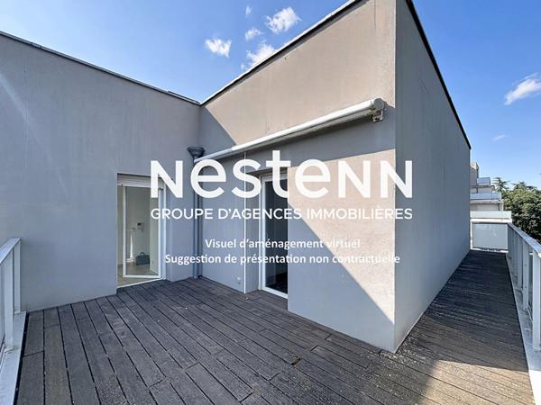 Appartement T4 BRON - 76 m2 - 3 chambres - Grande terrasse - Garage PMR - Immeuble récent - 69500 BRON