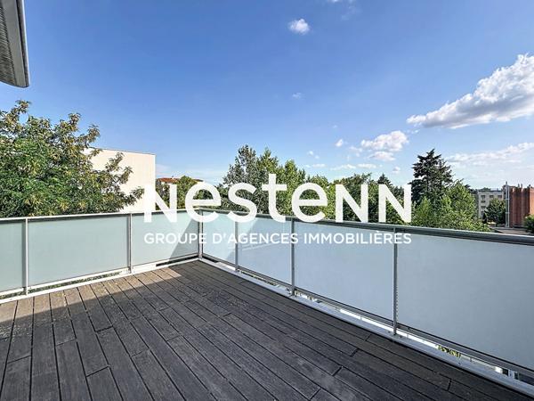 Appartement T4 BRON - 76 m2 - 3 chambres - Grande terrasse - Garage PMR - Immeuble récent - 69500 BRON