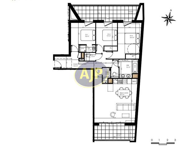Vente appartement Pessac : 489 000 € - AJP ACTEA Talence