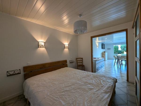 Appartement 2 pièces en rez-de-jardin vendu loué, à 50 mètres de la plage