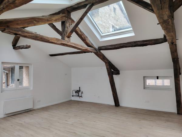 Duplex T3 avec vue sur la collégiale et grande cave voutée