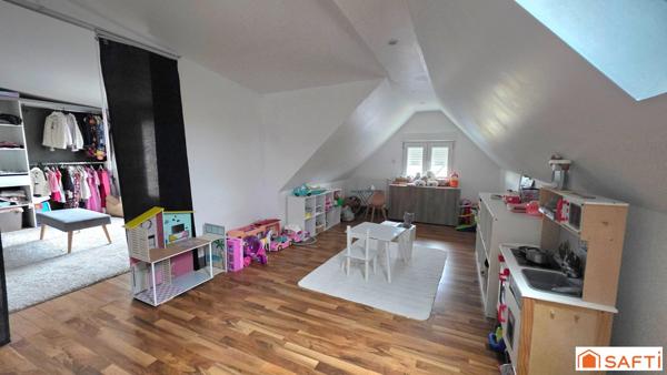 Maison d'exception de 189m², individuelle, habitable de plain pied, grand garage, terrasse, jardin