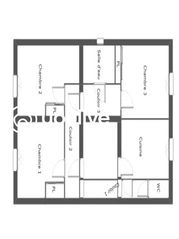 Opportunité rare – Ensemble immobilier T4 + 2 studios (possibilité duplex) – Angers centre – proche gare