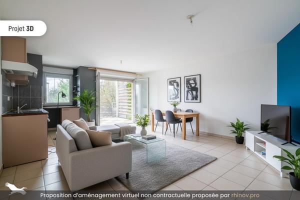 Appartement à vendre |  Blagnac |  3 pièces | 64,5 m²