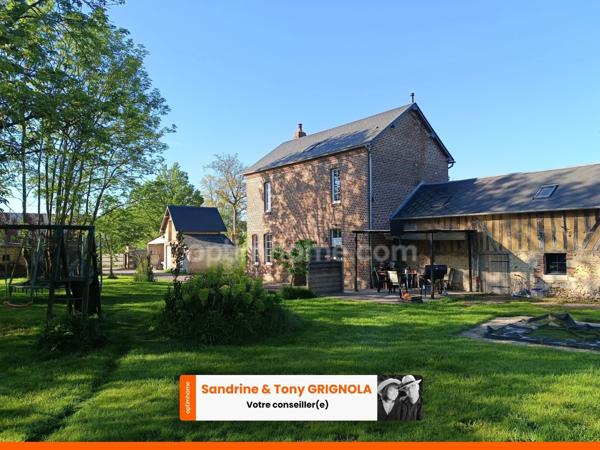 MAISON EN BRIQUES ROUGES ET COLOMBAGES - 4 CHAMBRES - JARDIN - DÉPENDANCE - LISIEUX SUD(14)