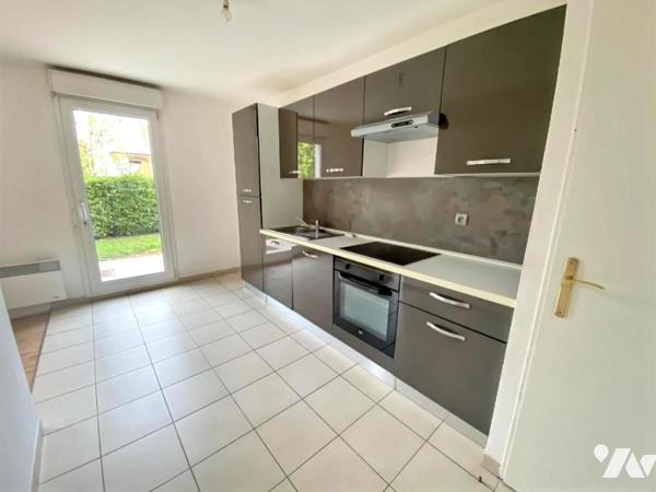 T2 de 58 m2 habitable avec terrasse jardin et garage