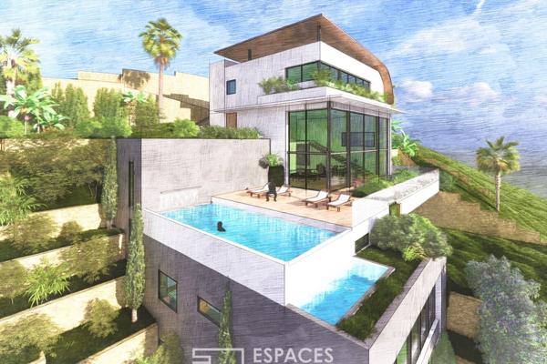Votre Villa Californienne avec Vue Panoramique et Piscine