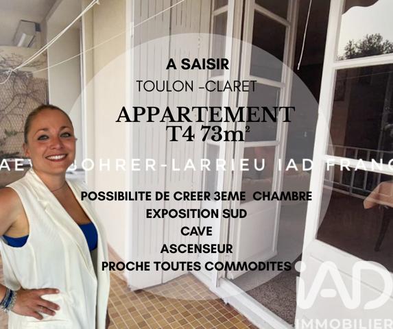 Appartement à vendre 4 pièces 73 m² Toulon