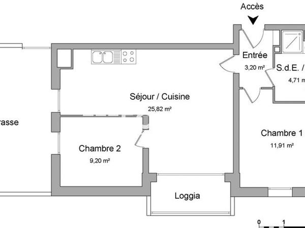 Location Appartement 3 pièces 54.84 m² - 27 RUE DES BAS MENUS Mainvilliers 28300