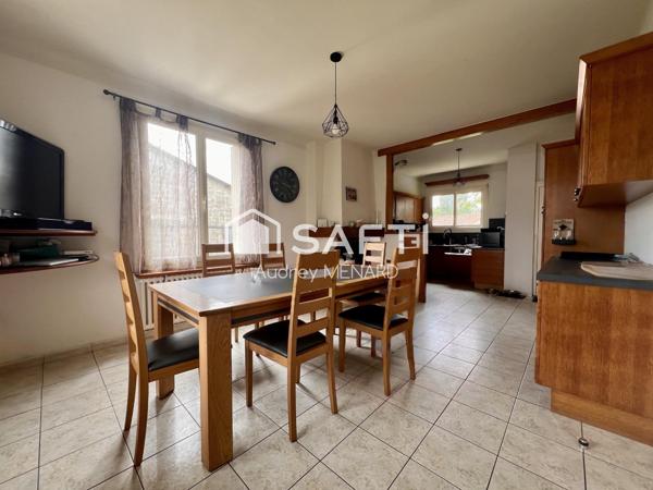 Maison 120M2 avec grand jardin