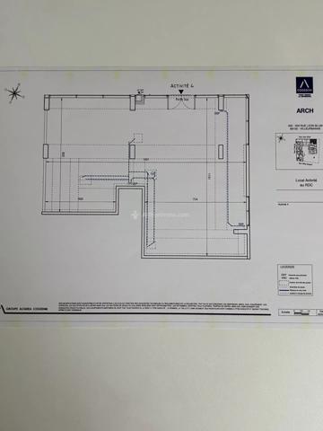 Location Local commercial 1 pièces 137 m2 à Villeurbanne