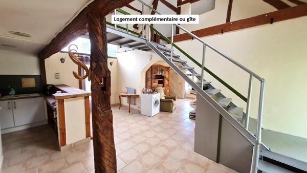 Propriété 223m²: hab principal 167m² + appart 56m² + dép 88m² / 3100m²