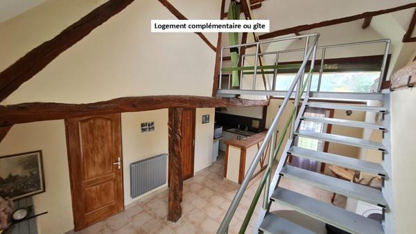 Propriété 223m²: hab principal 167m² + appart 56m² + dép 88m² / 3100m²