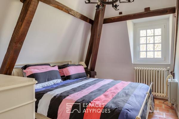 Maison de maître en pierre avec piscine