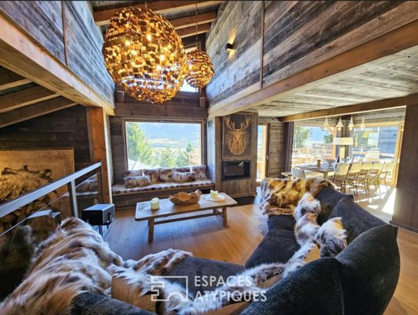 Chalet de prestige avec accès privé à Bolquère