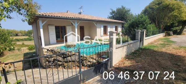 Maison 114 m², 3 chambres, balcon, double garage