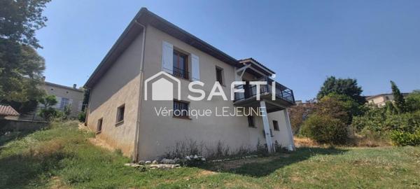 Maison 114 m², 3 chambres, balcon, double garage