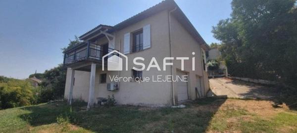 Maison 114 m², 3 chambres, balcon, double garage