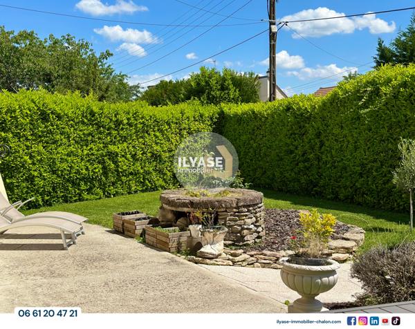 Chalon-sur-Saône (71100) Maison 80 m² | 2 ch | 454 m² | Spa extérieur, Garage