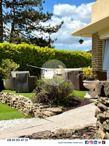 Chalon-sur-Saône (71100) Maison 80 m² | 2 ch | 454 m² | Spa extérieur, Garage