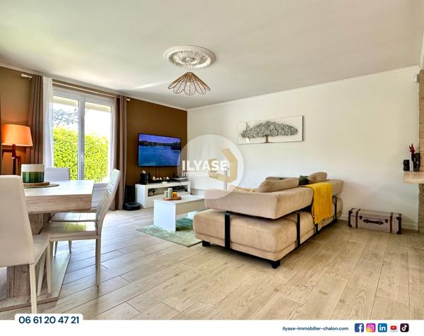 Chalon-sur-Saône (71100) Maison 80 m² | 2 ch | 454 m² | Spa extérieur, Garage