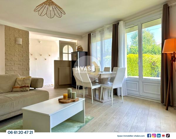 Chalon-sur-Saône (71100) Maison 80 m² | 2 ch | 454 m² | Spa extérieur, Garage