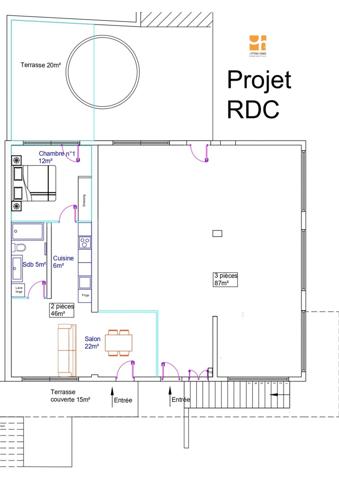 Appartement à vendre 2 pièces SAINT LAURENT DU VAR (06)