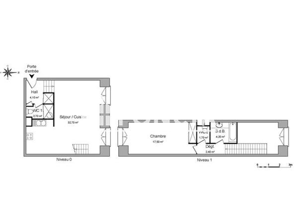 Location Appartement 2 pièces 65.3 m² - 2 PLACE EUGENE ROUHER Riom 63200