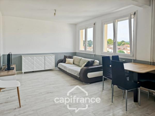 Beau T2 meublé lumineux 42 m², Résidence sécurisée avec parking  Agen centre