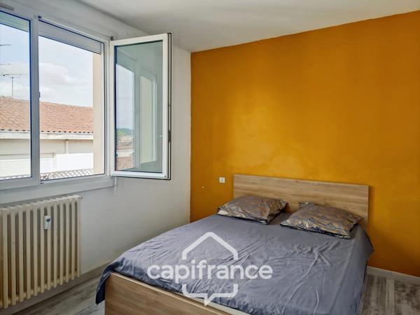 Beau T2 meublé lumineux 42 m², Résidence sécurisée avec parking  Agen centre