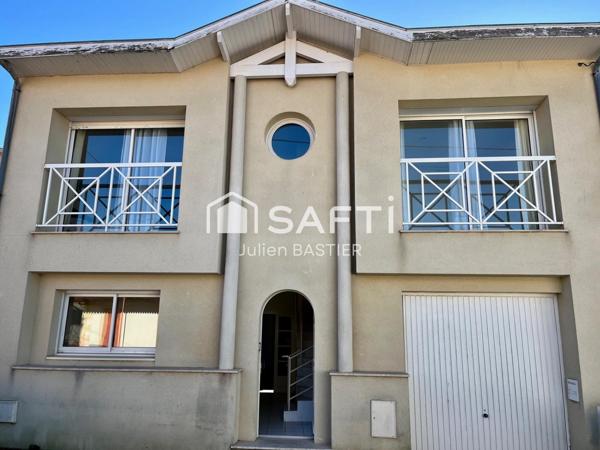 Arcachon ville d'été - maison de 140m2 en centre ville, proche de la plage, 4 chambres, jardin, garage