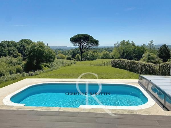 Saint-Martin-de-Seignanx (40390) En exclusivité, maison contemporaine avec vue sur les montagnes proche de Bayonne