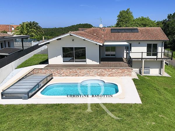 Saint-Martin-de-Seignanx (40390) En exclusivité, maison contemporaine avec vue sur les montagnes proche de Bayonne