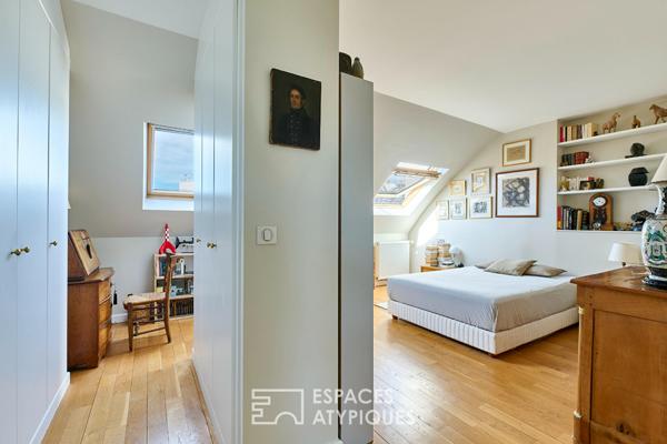 Duplex en dernier étage – Wagram