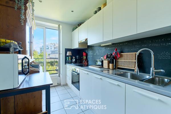 Duplex en dernier étage – Wagram
