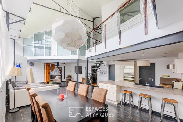 Loft unique issu d’un ancien atelier à Montigny-lès-Cormeilles