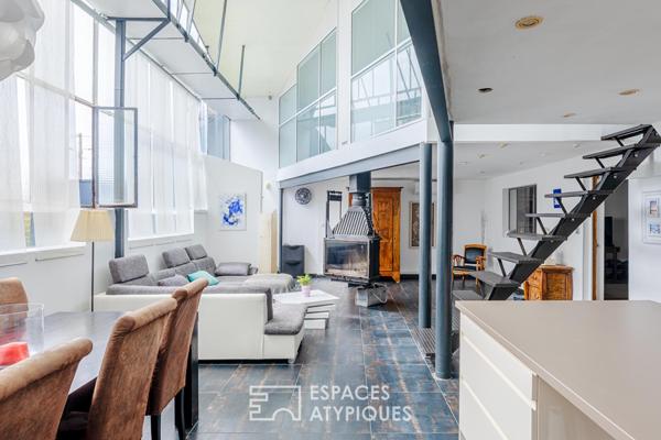 Loft unique issu d’un ancien atelier à Montigny-lès-Cormeilles