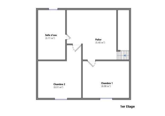 Maison à vendre 3 pièces 60 m² Bégard