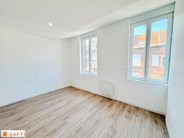 VALENCIENNES – Secteur Nungesser / Maison 3 chambres entièrement rénovée – Aucun travaux à prévoir