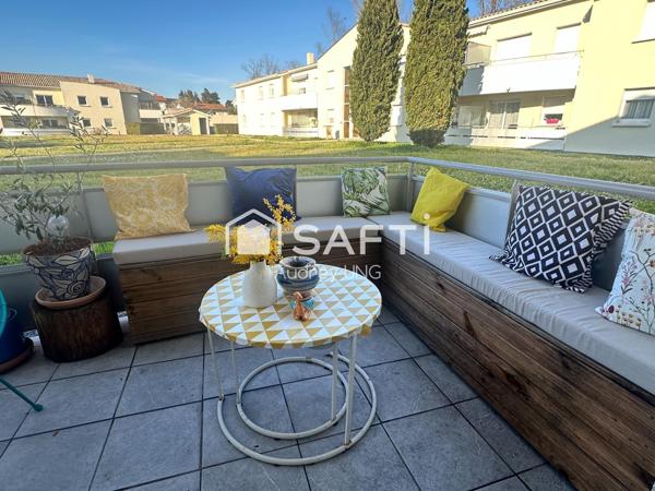 Fargues-Saint-Hilaire – Appartement T2 en rdc de 40 m² avec piscine – Exclusivité