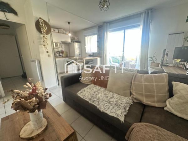 Fargues-Saint-Hilaire – Appartement T2 en rdc de 40 m² avec piscine – Exclusivité