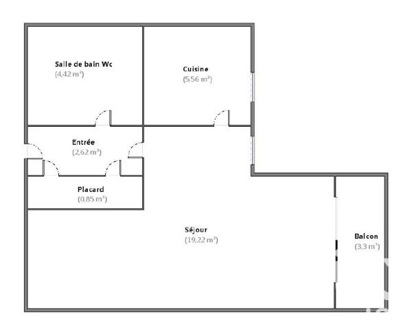 Appartement à vendre 1 pièce 33 m² Le Mans