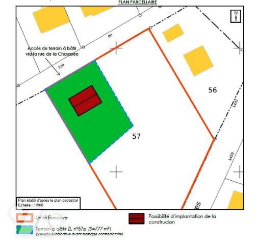 Terrain à bâtir sur la commune de Canny sur matz (60310)