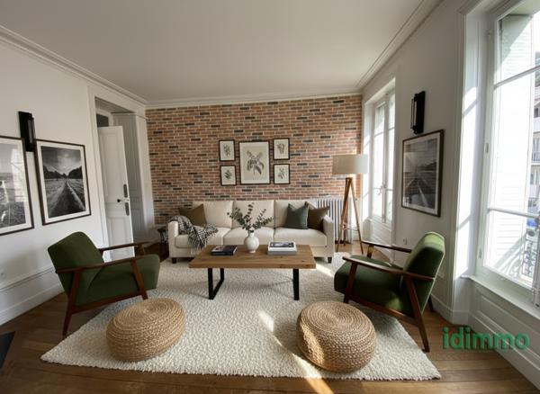 Exceptionnel T3 de Caractère lumineux avec balcons, espaces caves et greniers- Plein Centre-Ville Anno Annonay (07100)