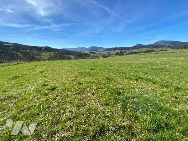 Terrain à bâtir plat avec vue exceptionnelle