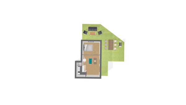 secteur Charreard: proche T4 et metro: T2 en rez jardin en plateau avec stationnement privatif