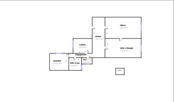 Paris 16ème sud /Limite Boulogne-Parc des Princes : Appartement 85 M2 à rénover avec vue dégagée