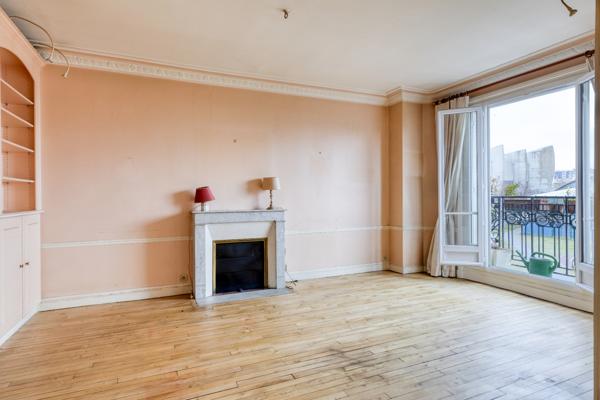 Paris 16ème sud /Limite Boulogne-Parc des Princes : Appartement 85 M2 à rénover avec vue dégagée