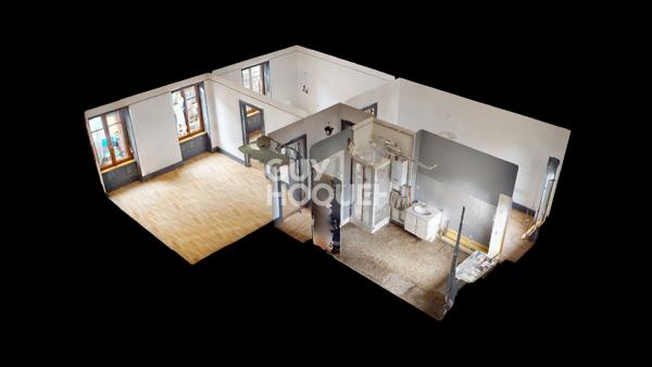 À vendre : Appartement 2 pièces à MULHOUSE de 61 m² au quartier Salvator !!